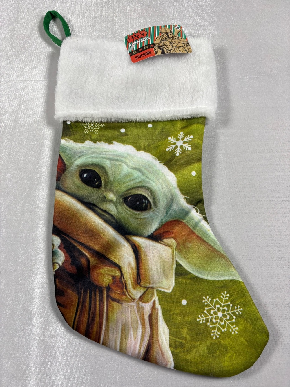 Star Wars The Child (Baby Yoda) Holiday Stocking - Green & White